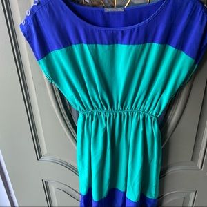 Blue and Teal Dress